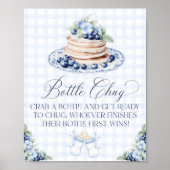 Bottle Chug Blueberry Pannenkoek Baby Brunch Poster (Voorkant)