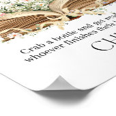 Bottle Chug Spel Nieuw Hoofdstuk Boek Thema Wildfl Poster (Hoek)