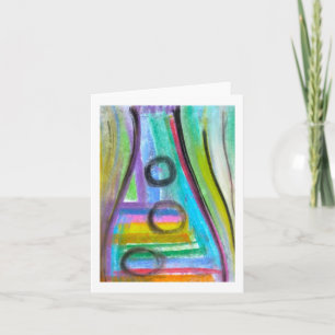 "Bottle Fizz" Opmerkingskaart, pasta op papier Kaart