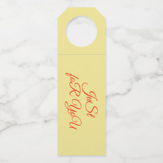 Bottle hanger - Alleen voor jou. . . Met liefde