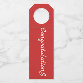 Bottle Hanger - Gefeliciteerd