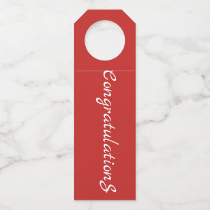 Bottle Hanger - Gefeliciteerd