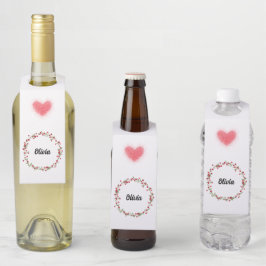 Bottle Hanger Labels - Olivia