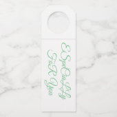 Bottle Hanger - Speciaal voor jou (Achterkant)
