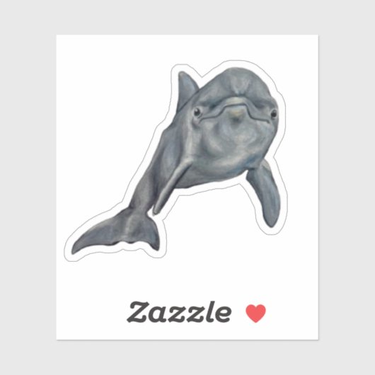 Bottle Nose Dolphin sticker (Vel)