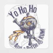 Bottle of rum labels (Design 1)