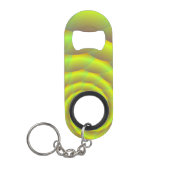 Bottle Open met coiled Yellow Rope Tunnel Sleutelhanger Flessenopener (Voorkant)