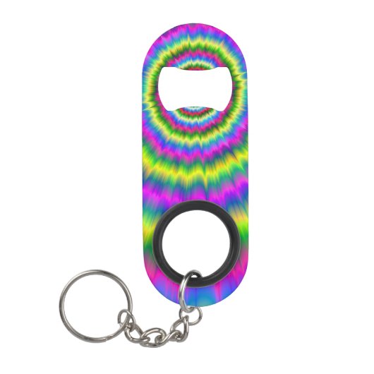 Bottle Open Neon Explosion Sleutelhanger Flessenopener (Voorkant)