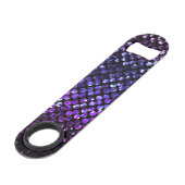 Bottle Open Paarse Crystal Bling Straat Speed Flessenopener (Voorkant Gekanteld)