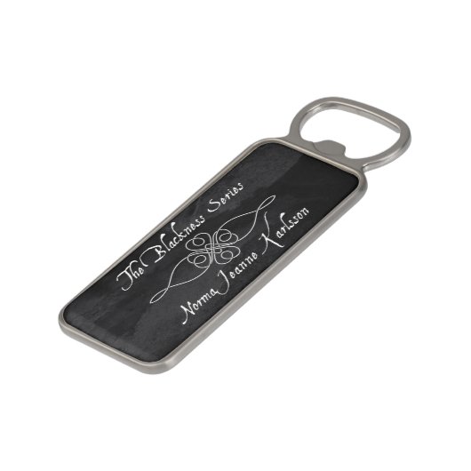 Bottle Open uit de Blackness-reeks Magnetische Flessenopener (Gekanteld)