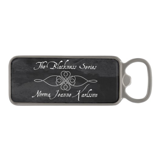 Bottle Open uit de Blackness-reeks Magnetische Flessenopener (Voorkant)