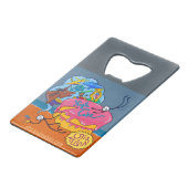 Bottle Opener - Otis en Melvin - High on Cake Creditkaart Flessenopener (Voorkant Gekanteld)