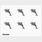 Bottlenose Bliss Ronde Sticker (Vel)