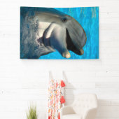 Bottlenose dolfijn hoofd Banner (Insitu)