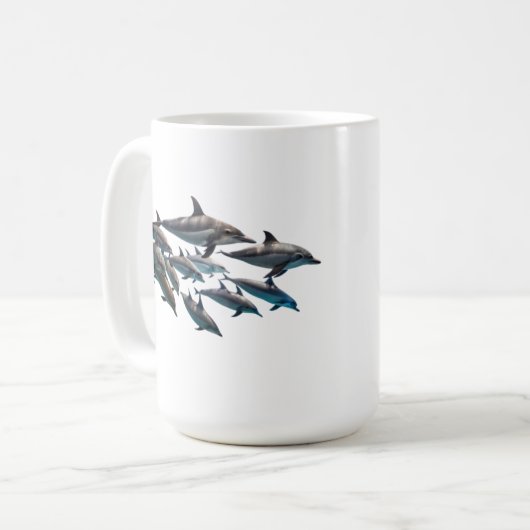 Bottlenose Dolfijn Koffie Mok (Voorkant links)
