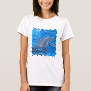 Bottlenose Dolphin-dames met T-shirt