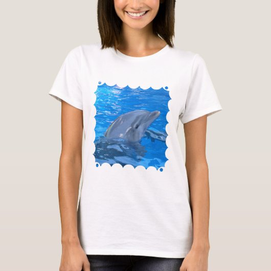 Bottlenose Dolphin-dames met T-shirt (Voorkant)