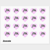 Bottlenose Dolphin Hart Sticker (Vel)