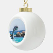 Bottlenose Dolphin Keramische Bal Ornament (Rechts)