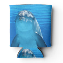 Bottlenose Dolphin kijkt naar de camera onder wate