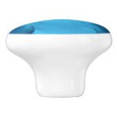 Bottlenose Dolphin kijkt naar de camera onder wate Keramische Knop (Zijkant)