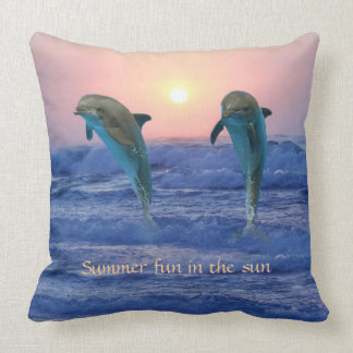 Bottlenose Dolphin op Sunrise Kussen