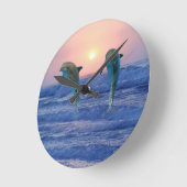 Bottlenose Dolphin op Sunrise Ronde Klok (Hoek)