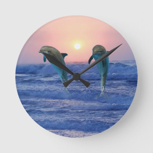 Bottlenose Dolphin op Sunrise Ronde Klok (Voorkant)