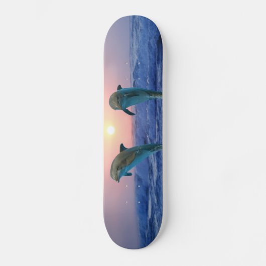 Bottlenose Dolphin op Sunrise Skateboard (Voorkant)