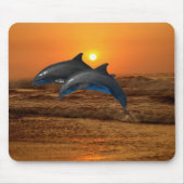Bottlenose Dolphin op Sunset Muismat (Voorkant)