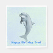 Bottlenose Dolphin Party Napkins Servet (Voorkant)