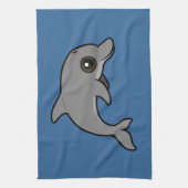 Bottlenose Dolphin Theedoek (Verticaal)