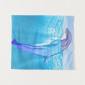 Bottlenose Dolphin Wandkleed (Voorkant (horizontaal))