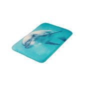 Bottlenosed dolfijn onderwater badmat (Gekanteld)