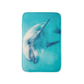 Bottlenosed dolfijn onderwater badmat (Voorkant Verticaal)