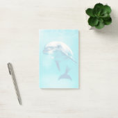 Bottlenosed dolfijn onderwater post-it® notes (Kantoor)