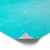 Bottlenosed dolfijn onderwater poster (Hoek)