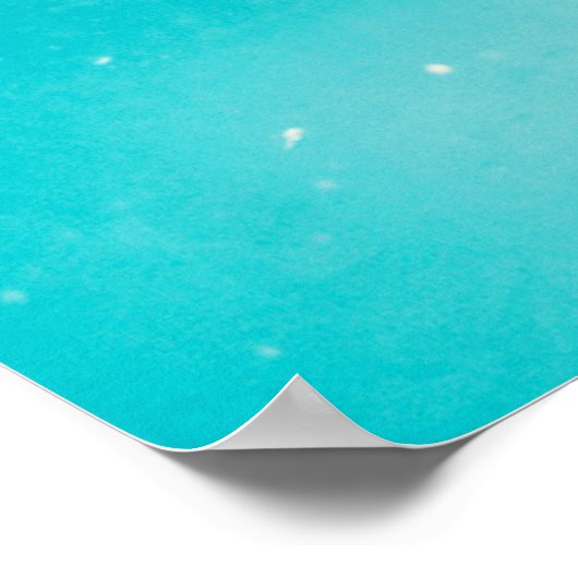 Bottlenosed dolfijn onderwater poster (Hoek)