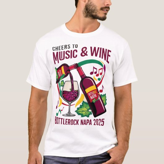 BottleRock 2025 Collector’s Edition Band T-shirt (Voorkant)