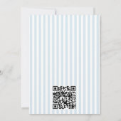 Bottles and Brunch Doodle Baby Shower QR Code  Kaart (Achterkant)