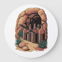 Bottles At A Cave Grote Klok