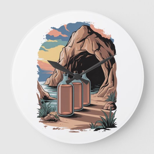 Bottles Near A Cave Entrance  Grote Klok (Voorkant)