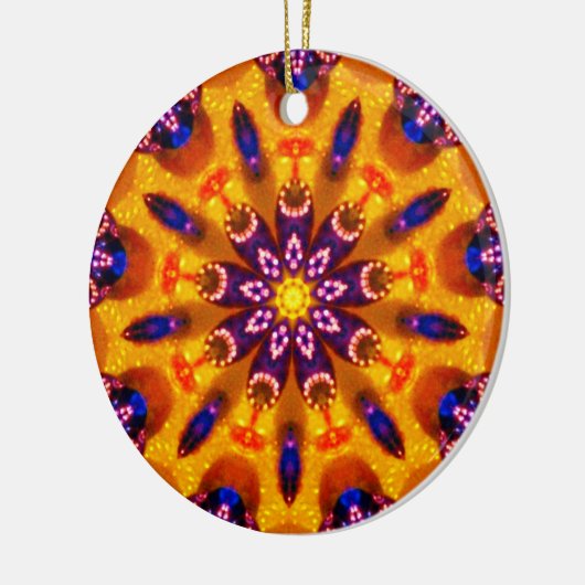 Bottletops Kaleidoscope ~ Keramisch Ornament (Links)