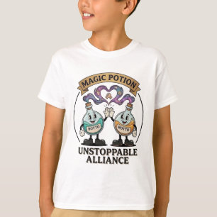 Botto Merk Onstuitbare Alliantie Retro Magie Drank T-shirt