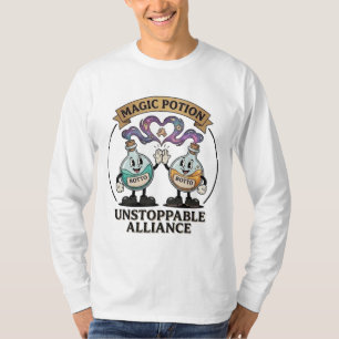 Botto Merk Onstuitbare Alliantie Retro Magie Drank T-shirt