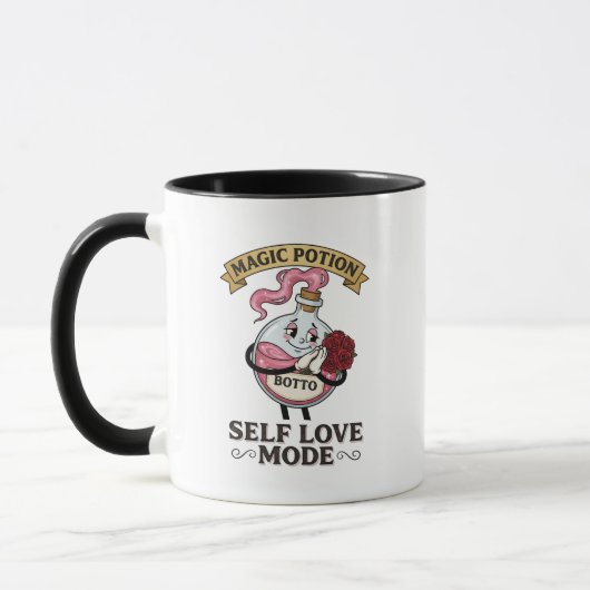 Botto Zelfliefde Modus Vintage Magische Drank A Mok (Links)