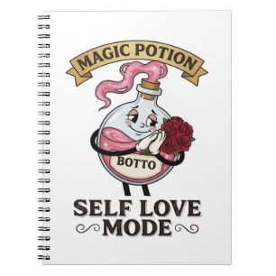 Botto Zelfliefde Modus Vintage Magische Drank A Notitieboek