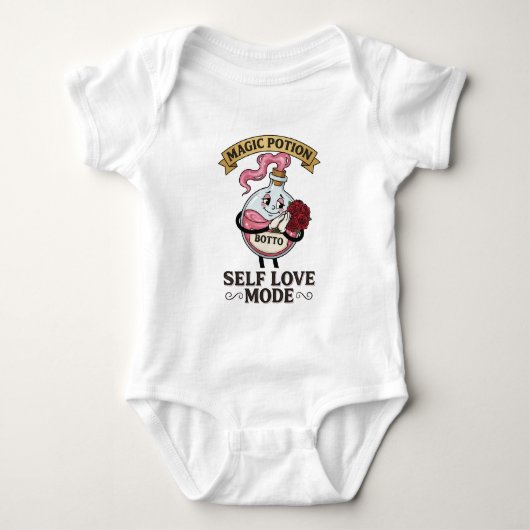 Botto Zelfliefde Modus Vintage Magische Drank A Romper (Voorkant)