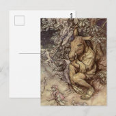 Bottom and Titania beroemd gemaakt door Arthur Rac Briefkaart (Voorkant / Achterkant)