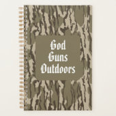 Bottom Lands Camo God, Guns & Outdoors Planner (Voorkant)